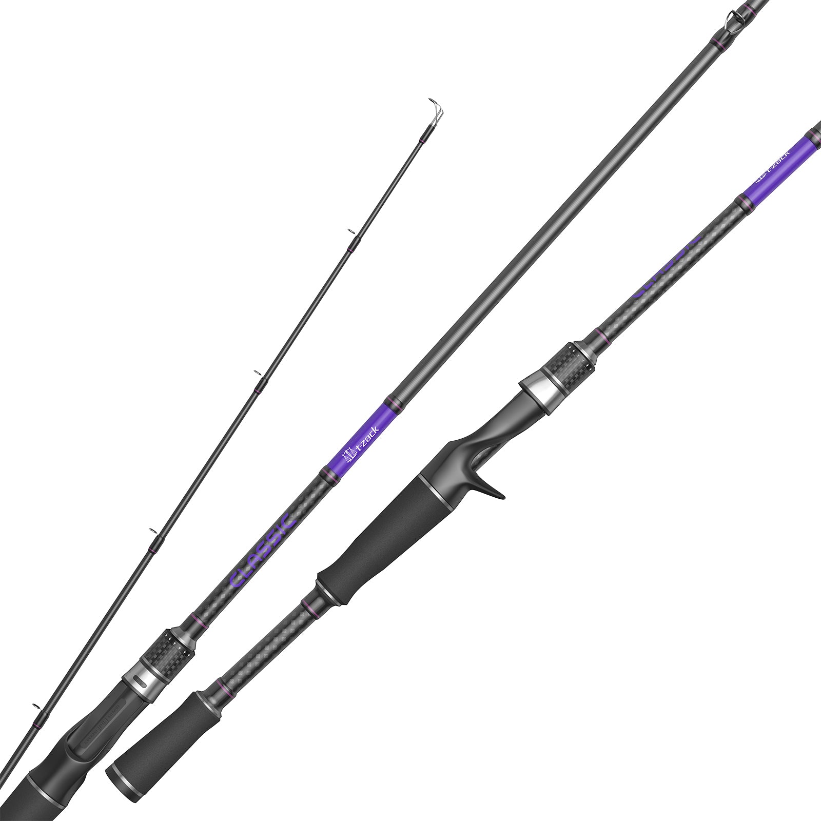 baitcaster on a deckhand rod KastKing Lethal Blaze Twin-Tip and Reel Combo Left Handed / 7'4" / Heavy / Fast When fish bite How To Set Up NEW