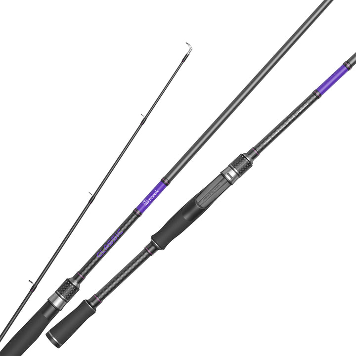 baitcaster trolling rod Great Lakes Combo anglers can confidently fight big fish without worrying about slippage T-Zack Classic Baitcaster Rod
