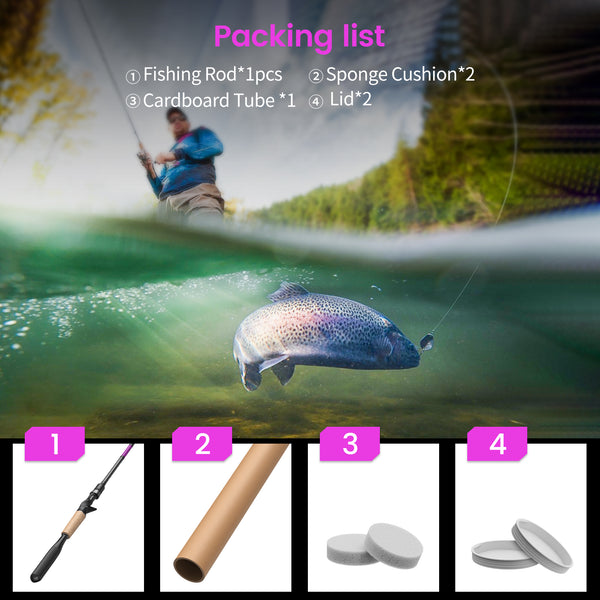 cardboard fishing pole T-Zack Supreme Crank Rod exclusive at tzack